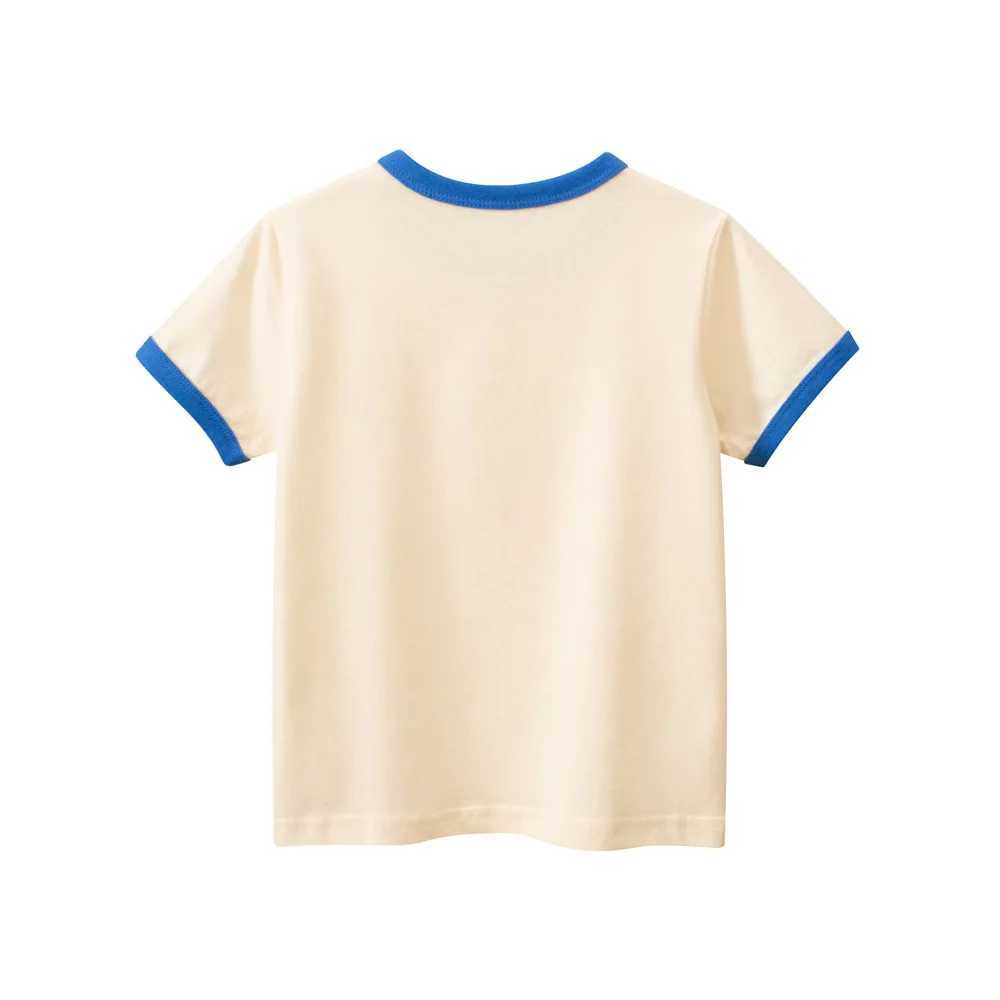 T-shirts 1-9T Toddler Flower Girls T Shirt Kid Cotton Summer Baby Clothes Short Sleeve Floral Tshirt Infant Basic Tee Top OutfitL24729