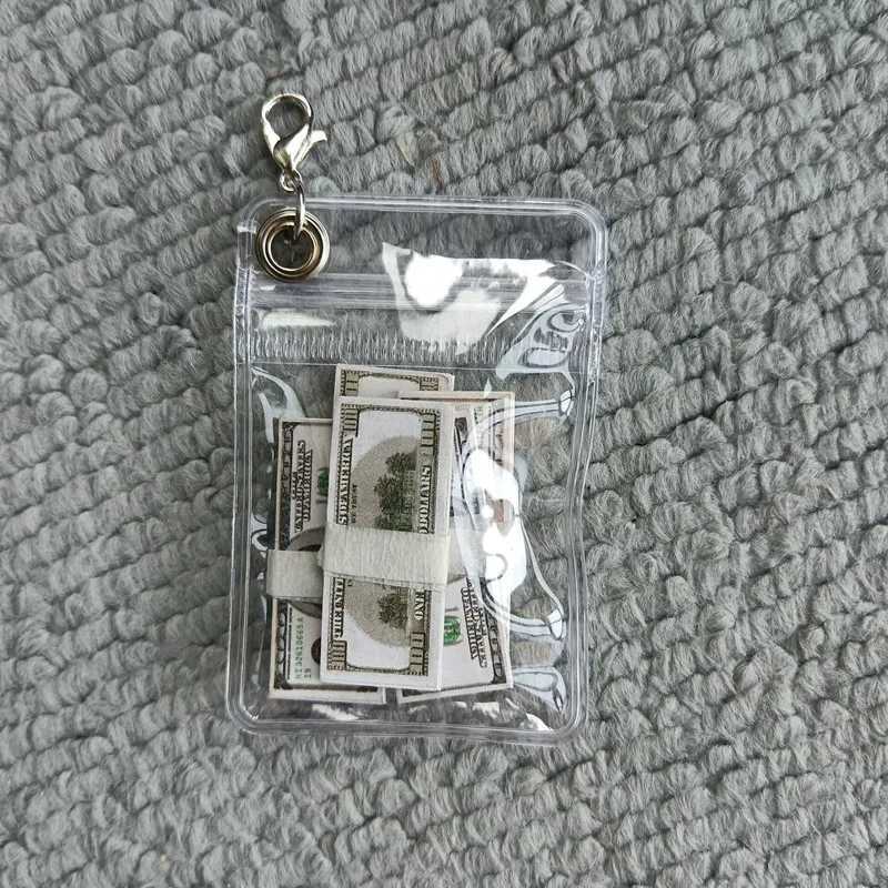 Unique Handmade Mini Money Bag Keychain Perfect GiftL240729