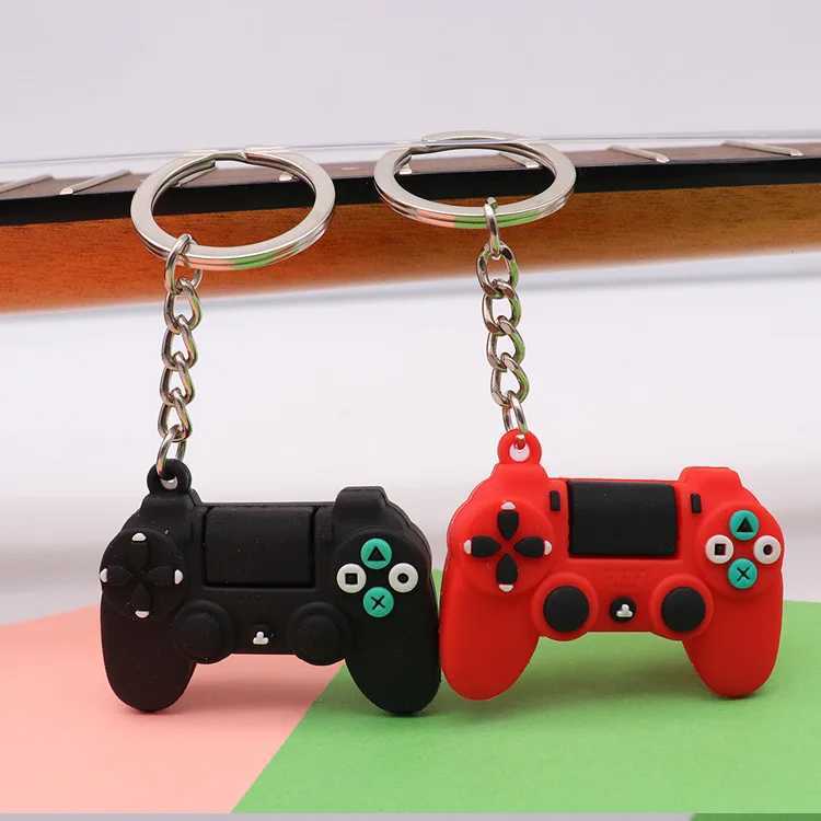 Simple TV Game Player KeyChain for Women Men Joystick Machine KeyChain Keyring Car Bag Key Holder Jewelry Decoration WholesaleL240729