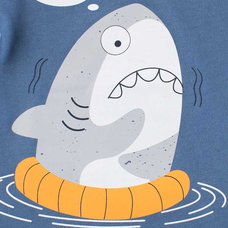 T-shirts 2-8T Cotton Boys T Shirt Toddler Kid Summer Clothes Short Sleeve Infant Top Animals Print tshirt Cute Sweet Children Tee OutfitsL24729
