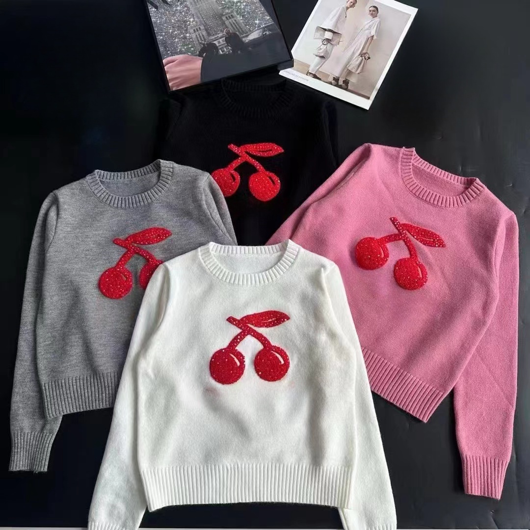 (Choose the Pics not decription) Designer Gletter Long Sleeve Women's Sweaters Autumn And Spring Pullover Long Knit Top for women