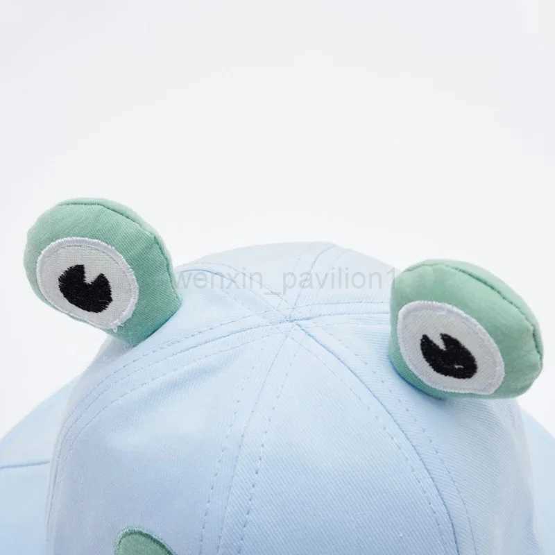 Baby Bucket Hat Frog New For Kids Spring Outdoor Boys Girls Sun Hat Summer Cute Flog Toddler Childrens Fisherman Cap CottonXJ240729