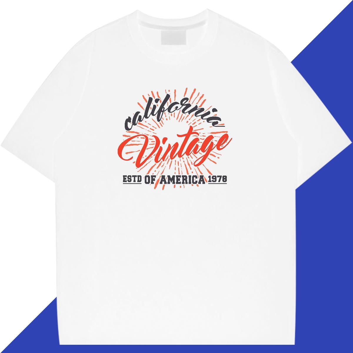 Brand Men Tees 100% Cotton 230g Outdoor letter Oversized 4XL O Neck Short Sleeves New Designer T-Shirts Wear