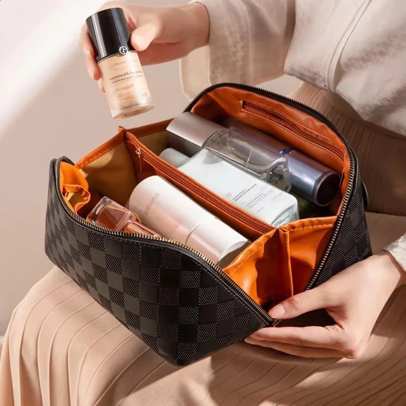 vanity bag the tote bag Sophisticated Female Vanity Pack | Luxurious Waterproof Makeup Storage Solution