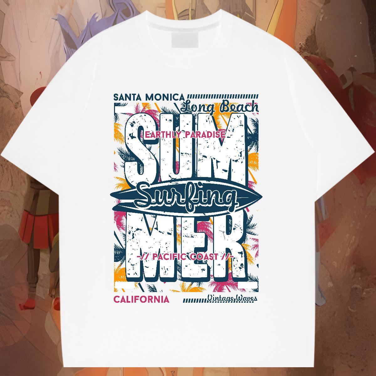 Free Shipping Mens Tshirts 230g Pure Cotton Casual Daily Wear letter Graphic Breathable DIY Customized T shirt Polos