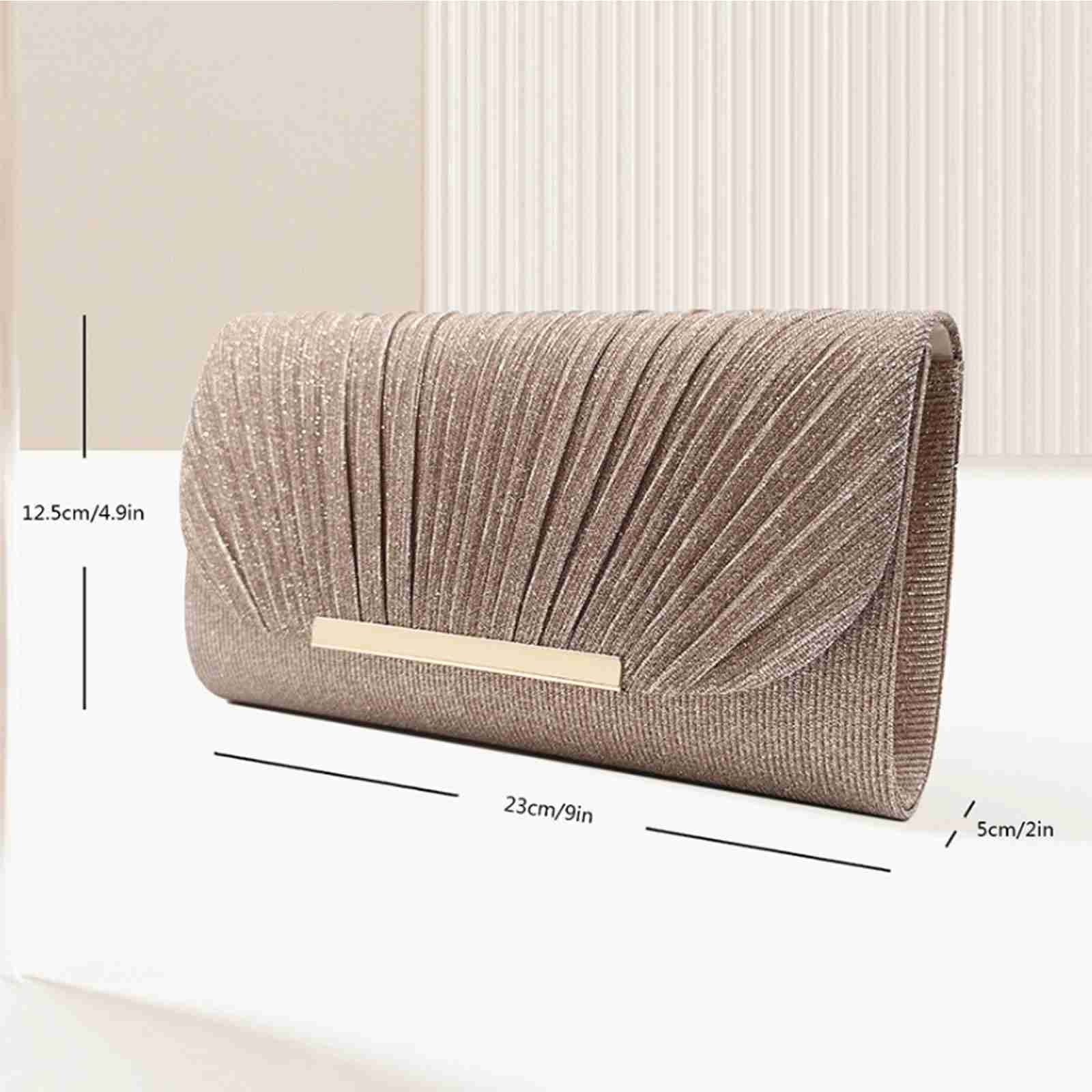 Women Exquisite Evening Clutch Bag Party Banquet Glitter Purse Lady Wedding Clutches Handbag Female Cocktail Chain Shoulder BagXJ240729