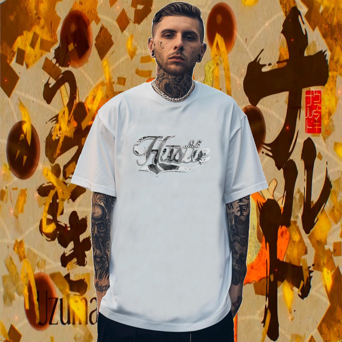 Cool Design Tshirts 230g 100% Cotton Daily Wear letter Anime Print Breathable Soft DIY Customized T-Shirts Tees Shirts