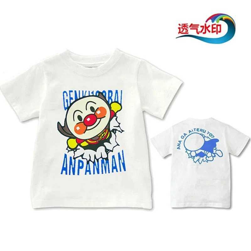 T-shirts New Cartoon Anpanman Kids T Shirt For Summer Children Baby Boy Girl Short Sleeve T-Shirts Cotton Clothes Toddler Tops Tees ShirtL24729