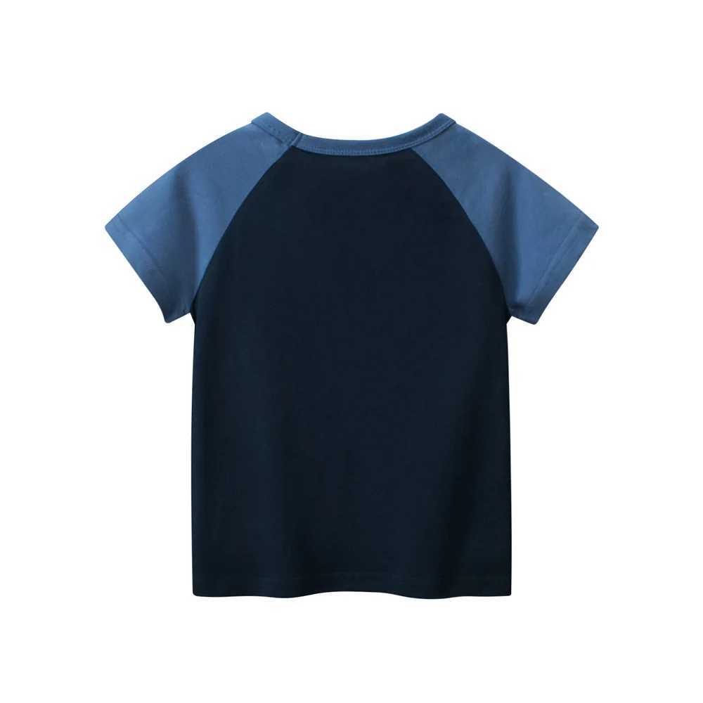 T-shirts 1-9T Toddler Kid Tshirt Baby Boy Girl Clothes Cotton Infant T Shirt Cute Sweet Basic Tee Top Bear Print Childrens OutfitL24729