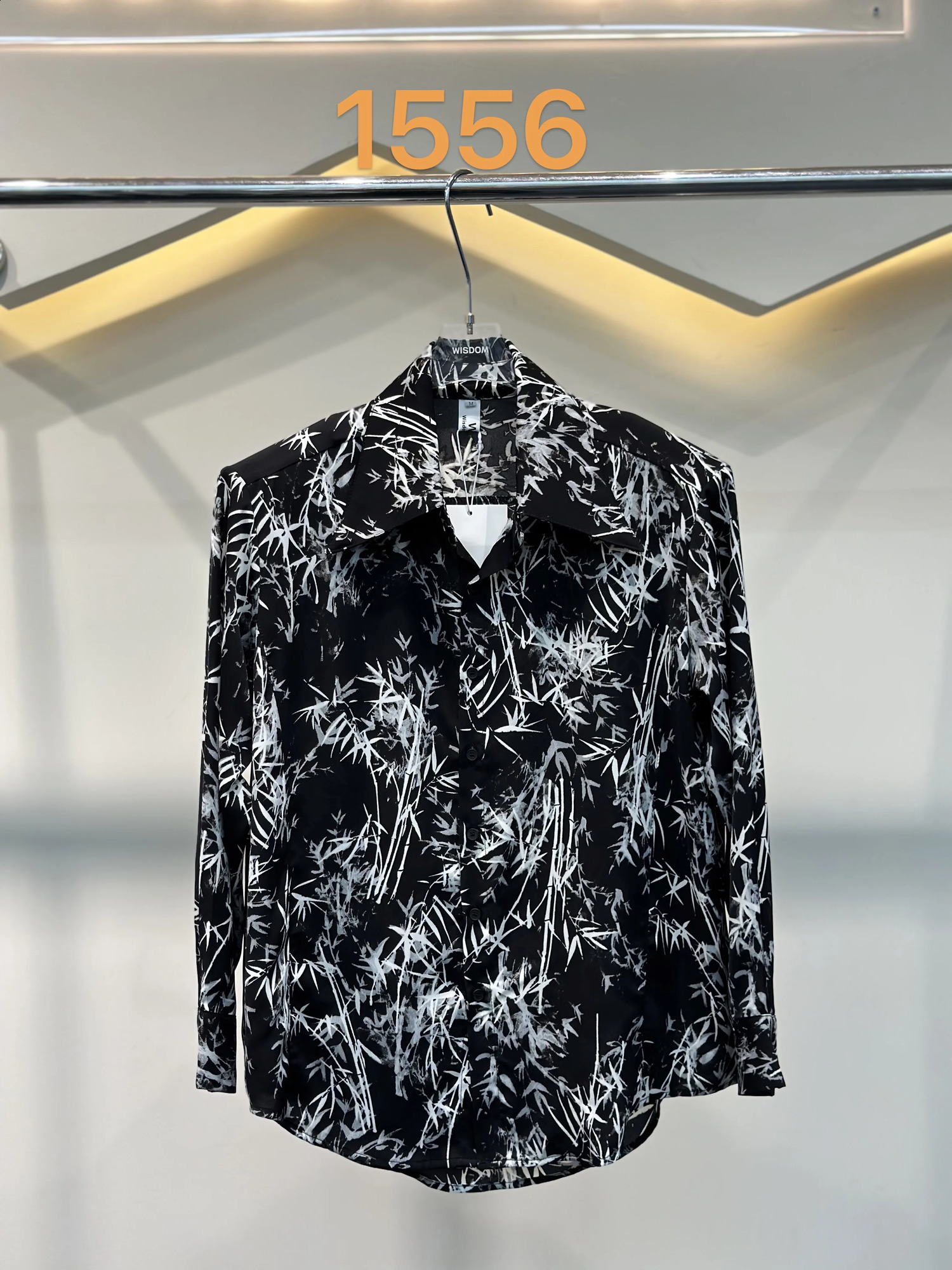 Mens Chinese Style Shirts Abstraction Cool Long Sleeved Summer Trendy Handsome Loose Fitting Ice Silk Flower Tops 240816