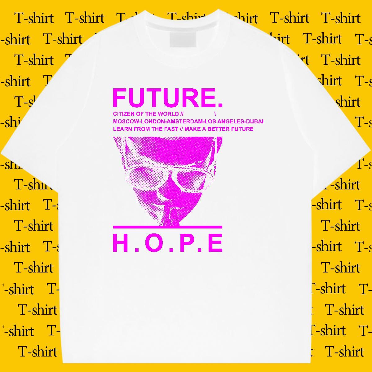 High Quality Mens Tshirts 100% Cotton 230g Outdoor ET Custom Printing Breathable Crew Neck Casual New T-Shirts for Men Clothes