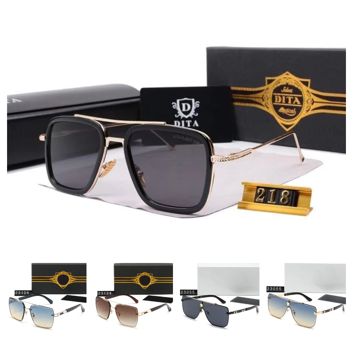 DITA Designer Sunglasses dita sunglasses man Flight Classic Fashion Too glasses Goggles sunglasses women Luxury sunglasses men Lunette de Soleil sun glasses