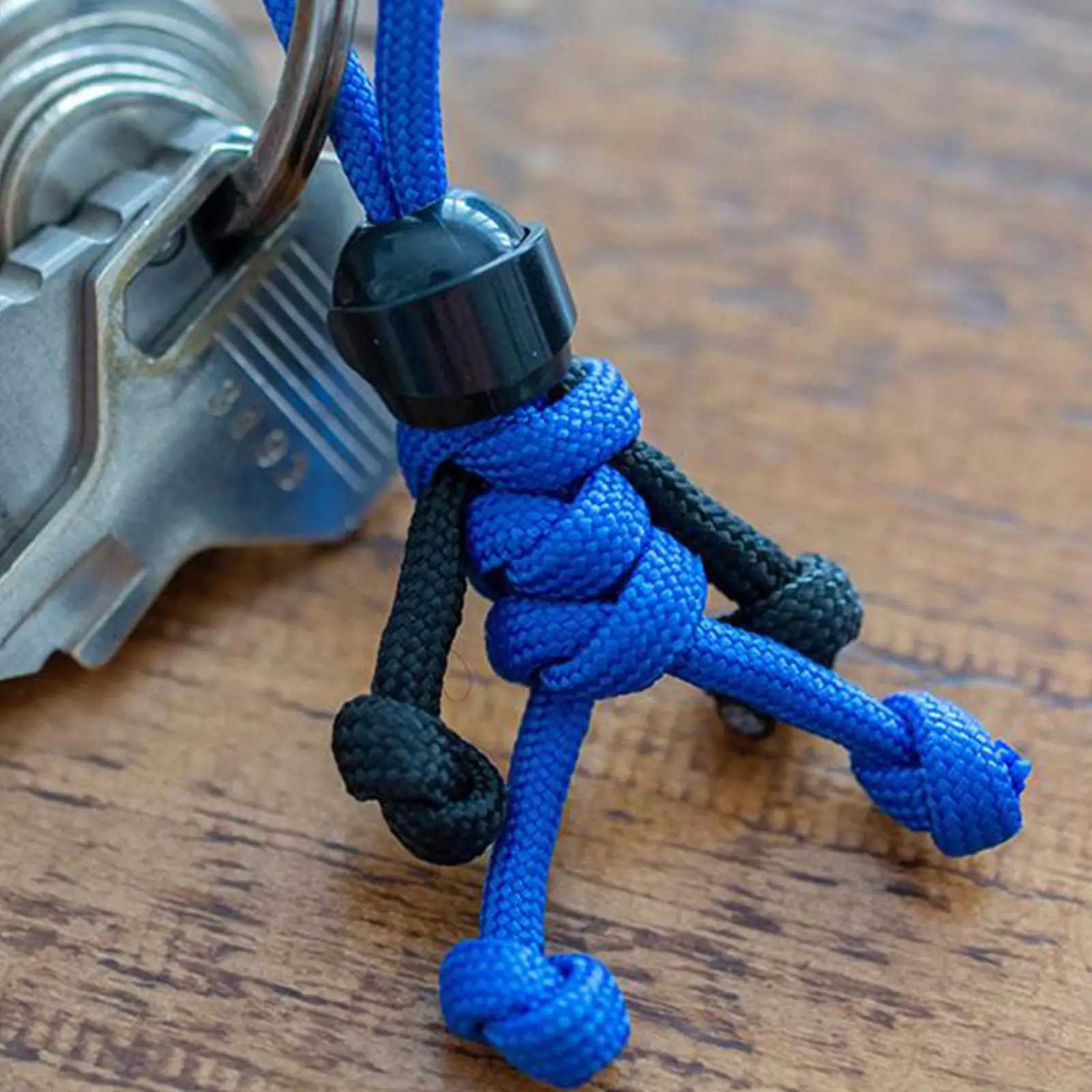Handmade Compile Building Block Keychain Helmet Doll Backpack Pendant Accessories Car Biker Keyring Set Backpack Decor CraftsL240729