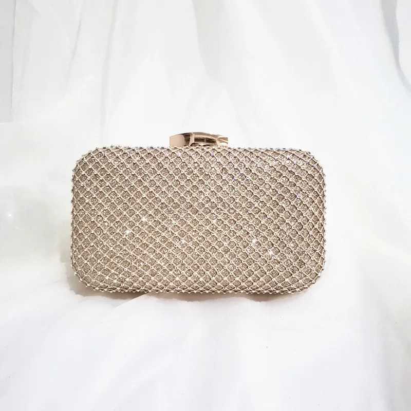 Luxurious gorgeous colored Diamond Ladies Clutch Bag Glitter Fashion Haute Couture Dinner Party Wedding Ladies handbagXJ240729