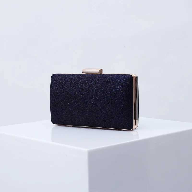 Women Evening Clutch Bag Sequin Clutch Female Crystal Day Clutch Wedding Purse Party Banquet Black/Gold SilverXJ240729