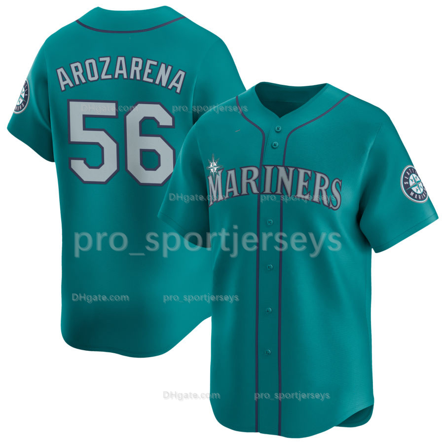 56 Randy Arozarena Mariners 2024 Jerseys Julio Rodriguez Ken Griffey Jorge Polanco Jr. Crawford Nelson Cruz Cal Raleigh Ty France Andres Munoz Mitch H