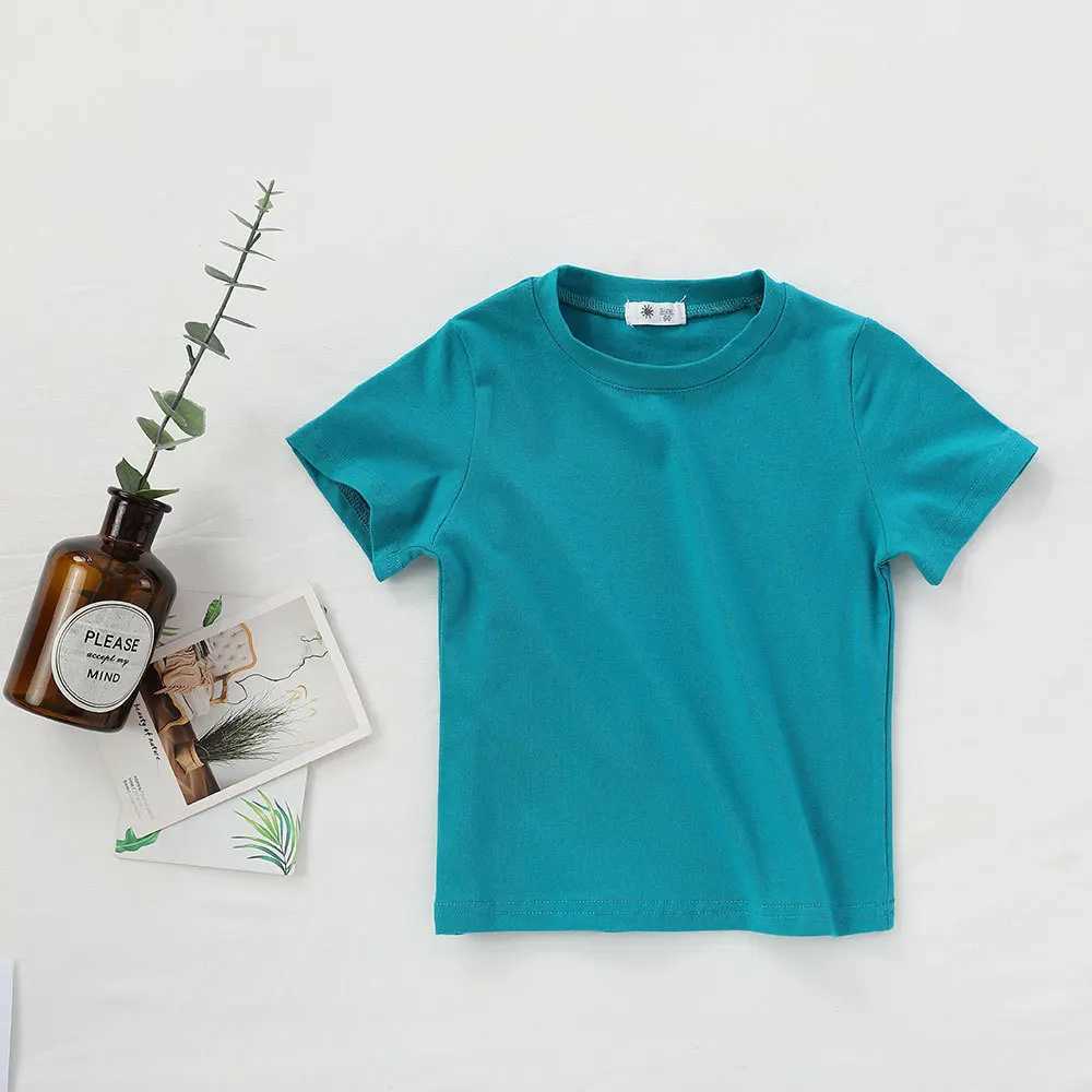 T-shirts 2-7T Toddler Kid Tshirt Summer Cotton Baby Boy Girls Clothes Short Sleeve Tee Top Casual Infant T Shirt Childrens OutfitL24729