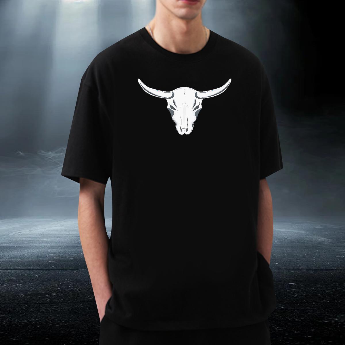 Loose Fit Couples T Shirts 230g 100% Cotton Hip Hop Street cow Customized Print Pure Cotton Designer Fashion Man T Shirts Tops Tees