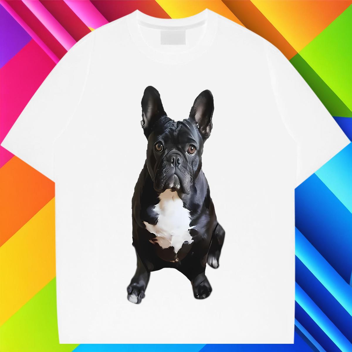 Popular Mens Tshirts 100% Cotton 230g Casual dog Anime Print Crew Neck Breathable Designer Fashion T shirt Clothings