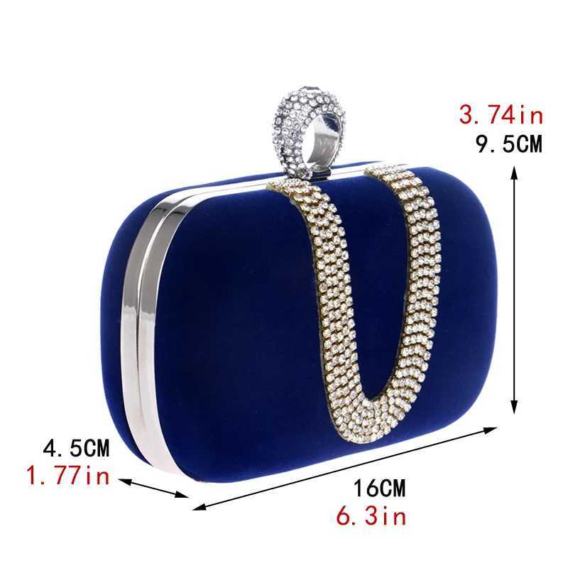Luxury Women Evening Bags Diamond luxury Clutch bag Party Diamonds Lady black Red Chain Shoulder bag Handbags for PurseXJ240729