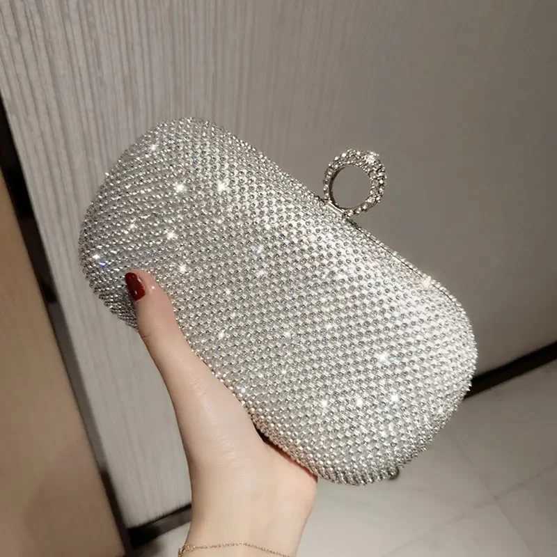 YoReAi Women Diamonds Evening Bag Female Clutch Design Brand Luxury Shoulder Bags Party Handbags Shiny Purse Messenger PackXJ240729