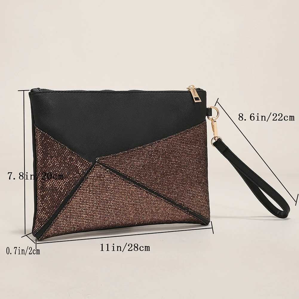 Female PU Leather Diamond Envelope Clutch Bag Women Evening Bag Bridal Wedding Purse Luxury Design Business Quilted Shoulder BagXJ240729
