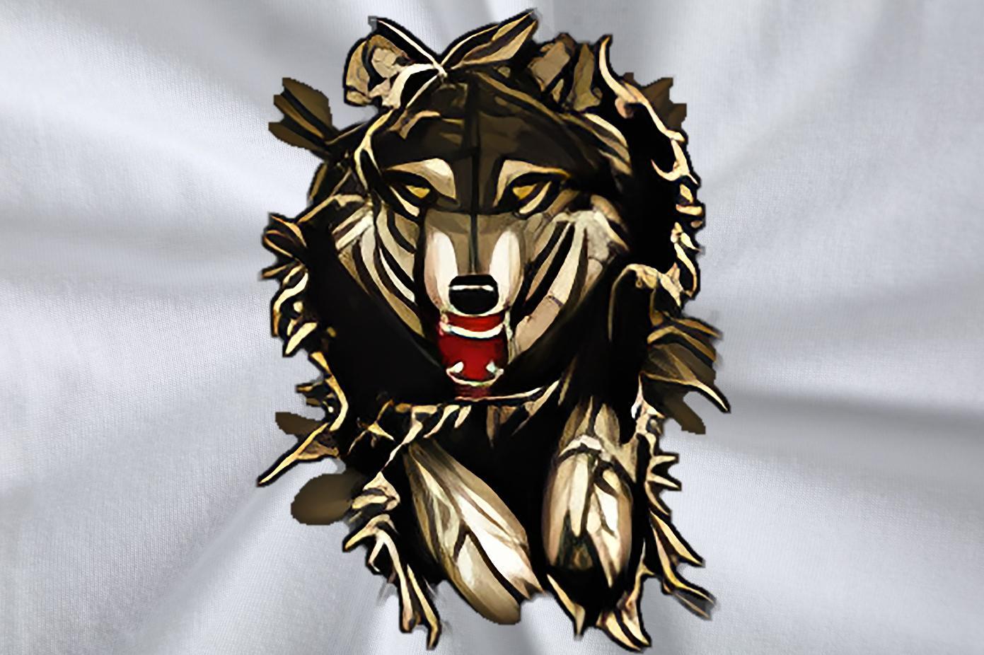 Comfortable Tshirt for Man Woman 100% Cotton 230g Street wear Hip Hop wolf DIY Breathable Crew Neck Custom T-Shirts Top Tees