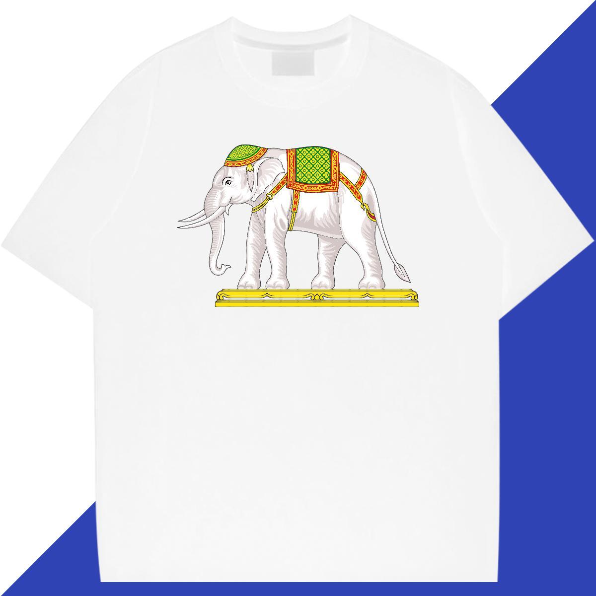 TOP Quality Men Tees 230g Cotton Casual Daily Wear elephant Oversized 3XL 4XL Crew Neck 2024 Designer Man T Shirts Top Tees