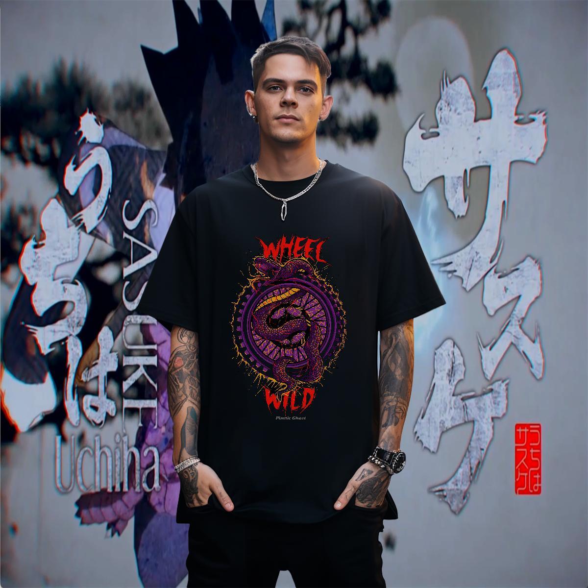 High Quality Men Tees 230g Cotton Hip Hop Street snake Customized Print Short Sleeve Soft New T-Shirts for Men Tees Shirts