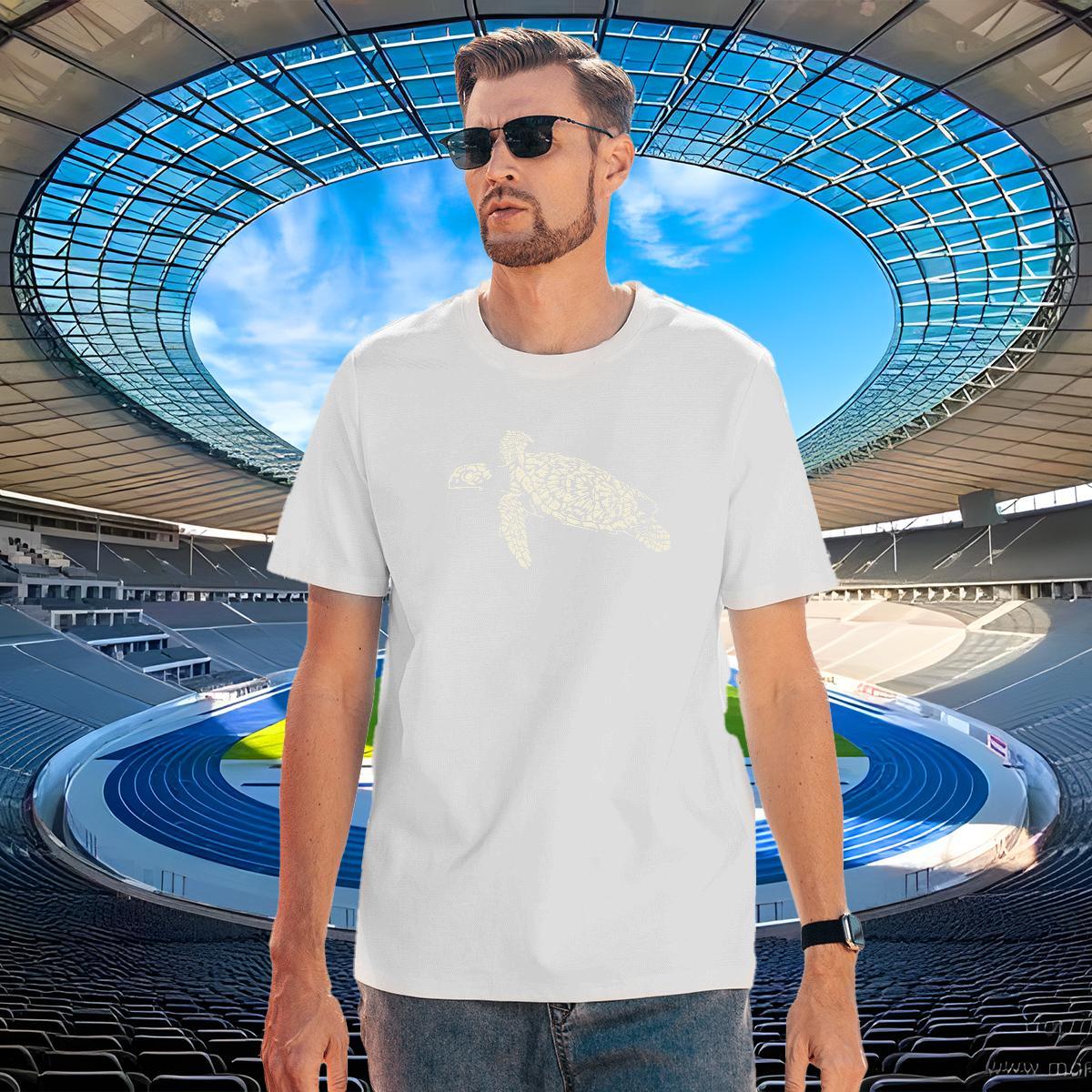 Classic Men Tees 230g Cotton High Street Hip Hop tortoise Anime Breathable Short Sleeve Designer Fashion Men T Shirts Polos