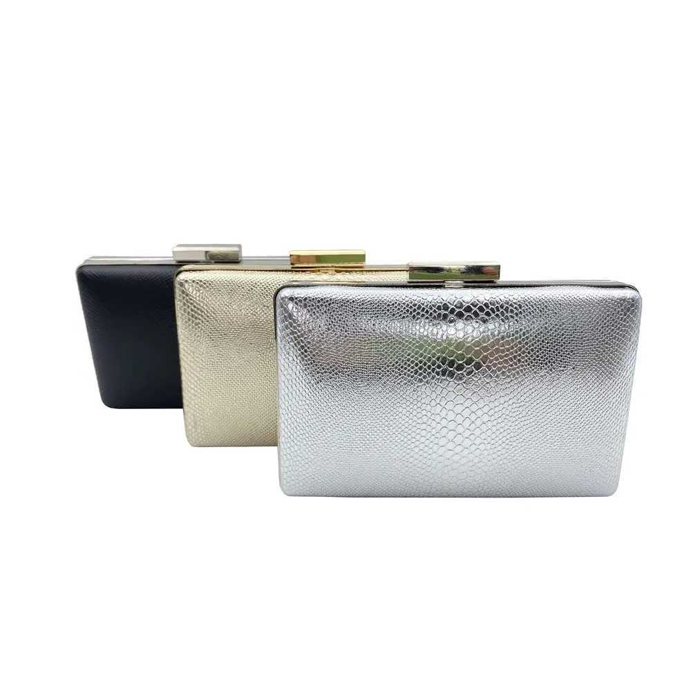 Wholesale Black Silver Gold Clutch Purse For Women Evening Wedding Ladies Party Bag Fashion HandbagXJ240729