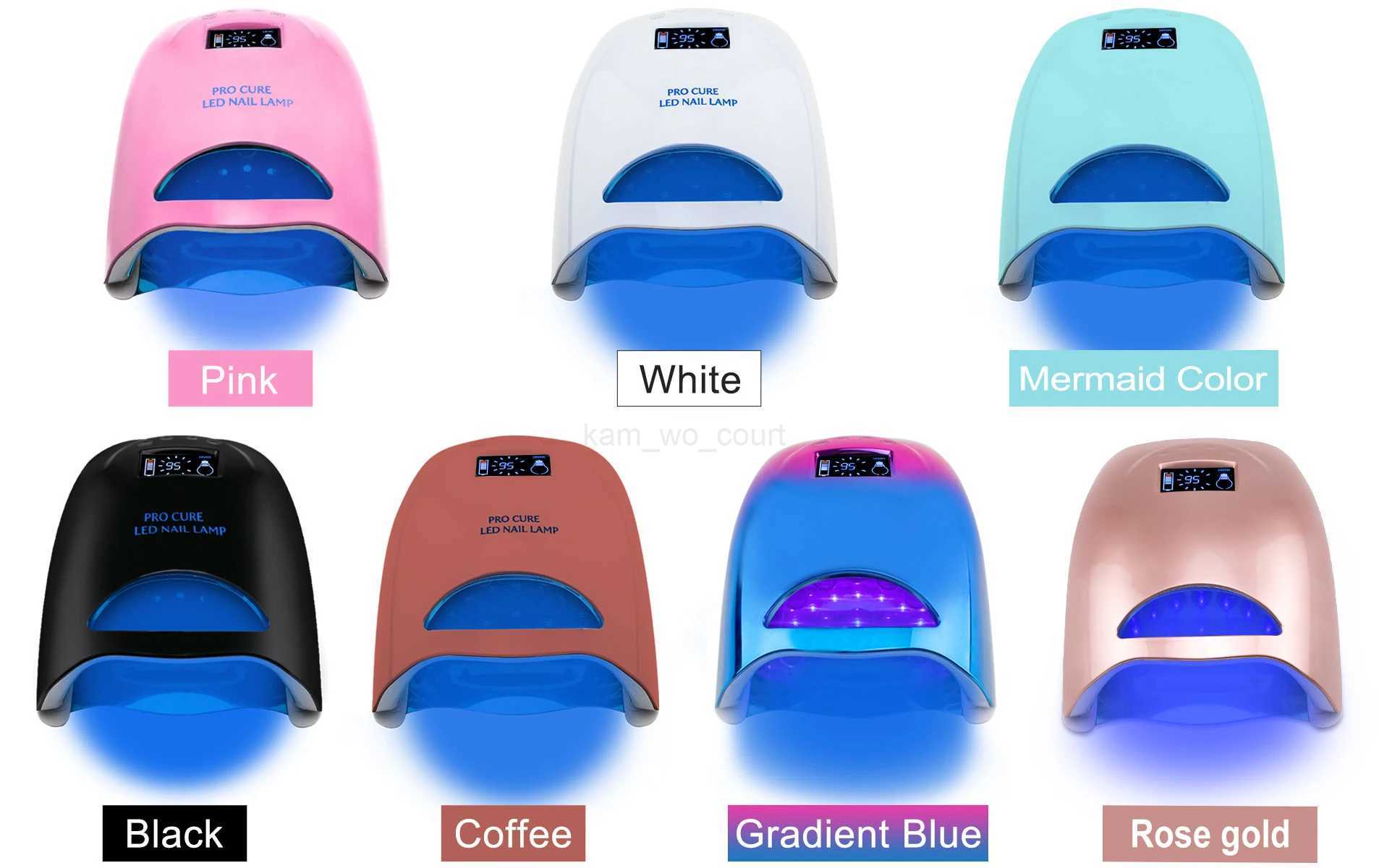 Rechargeable 48W UV LEDNail Lamp for Manicure Wireless Battery Nail Dryer For Curing Gel Polish Cordless Nail Art Tool LightM240729