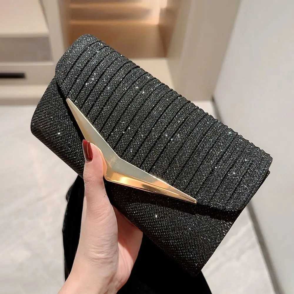 Fashion Ladies Luxury Sequins Clutches Evening Bags Glitter Banquet Handbags Dinner Bag Wedding Party PurseXJ240729