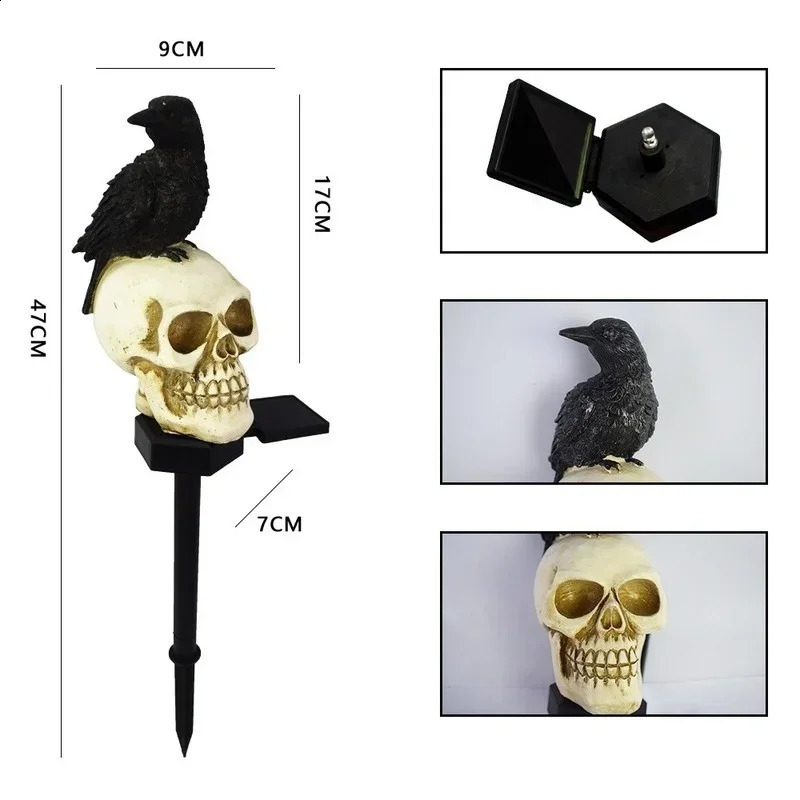 Halloween Outdoor Lights Skeleton Ghosts Horror Grimmas Party Decoration Courtyard Home Holiday Lighting Garden 240823