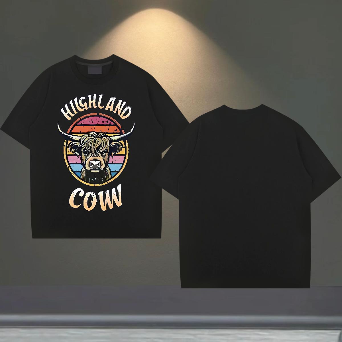 Designer Men Tops Tees 100% Cotton 230g Street wear Hip Hop cow Oversized 3XL 4XL Breathable Crew Neck New Designer T-Shirts Tees Shirts