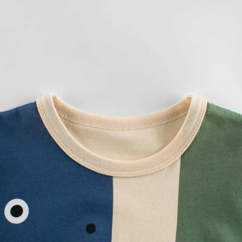 T-shirts 2-8T Dinosaur Boys T Shirt Cotton Toddler Kid Tshirt Summer Clothes Infant Short Sleeve Top Childrens Tee OutfitsL24729