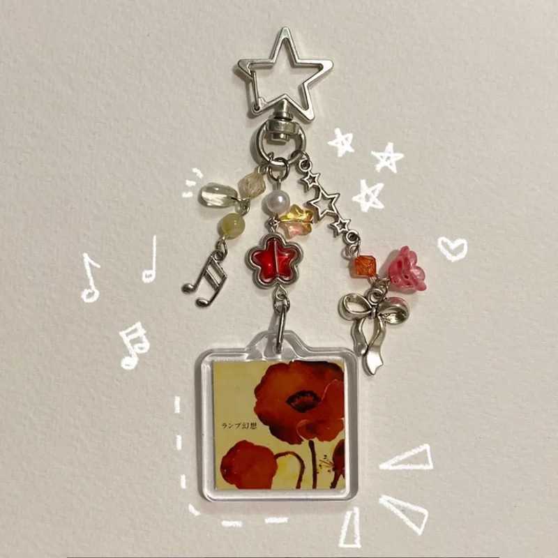 Handmade Lamp Genso Album Beaded Keychain Japanese 2000s Style W240808