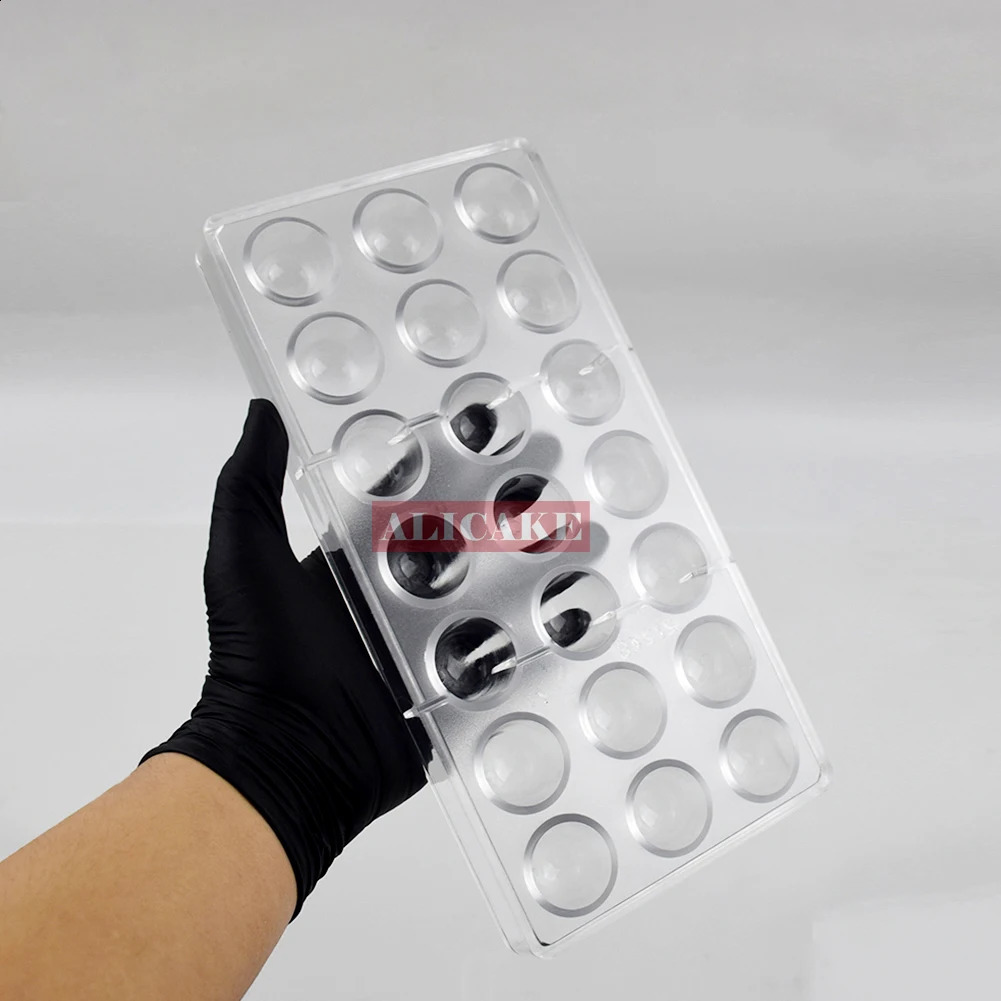 4Pcs Set Polycarbonate Chocolate Molds Bullet Shape Candy Bonbons Mould Professional Baking Pastry Confectionery Tools 2124B 240729