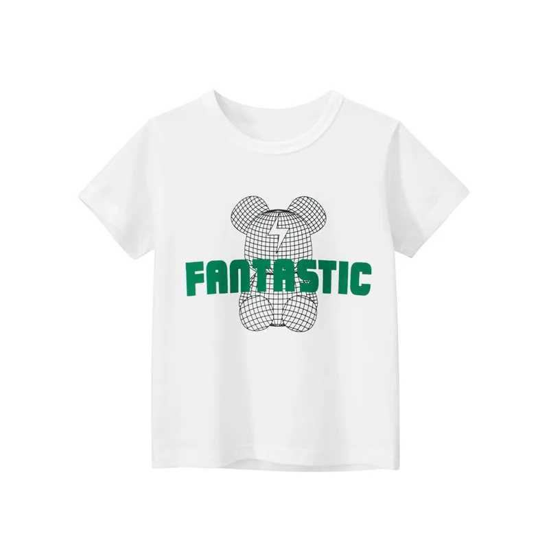 T-shirts T-shirts 1-9T Toddler Kid Tshirt Baby Boys Girls Clothes Summer Short Sleeve Top Basic Infant T Shirt Cotton Childrens Tee OutfitL24729Y25011