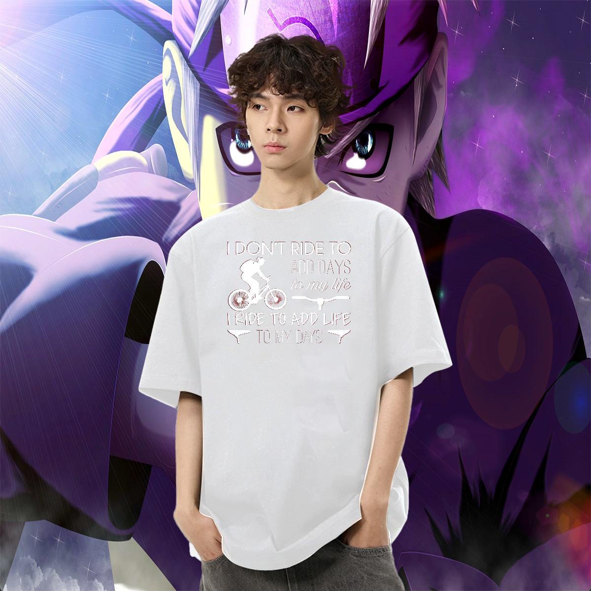 Unisex Tshirt for Man Woman 230g Cotton Sport letter Oversized Round Neck Short Sleeve 2024 New T-Shirts for Men Clothes