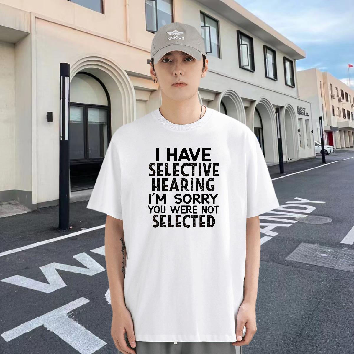 Loose Fit Tshirt for Man Woman 100% Cotton 230g Street Casual letter Plus Size Cartoon Pure Cotton Customized Men T Shirts Tops