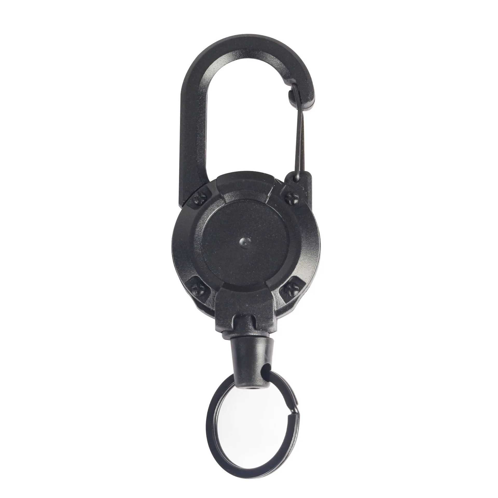 1Pcs Anti-theft Metal Easy-to-pull Buckle Rope Elastic Keychain Sporty Retractable Key Ring Anti Lost Yoyo Ski Pass ID CardL240729