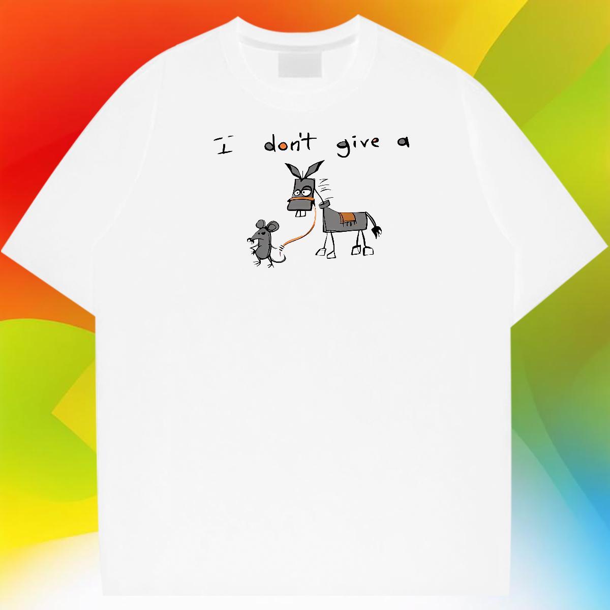 Designer Men Tees 230g 100% Cotton Daily Wear mouse Custom Cartoon Short Sleeve Soft Free Shipping T-Shirts Top Tees