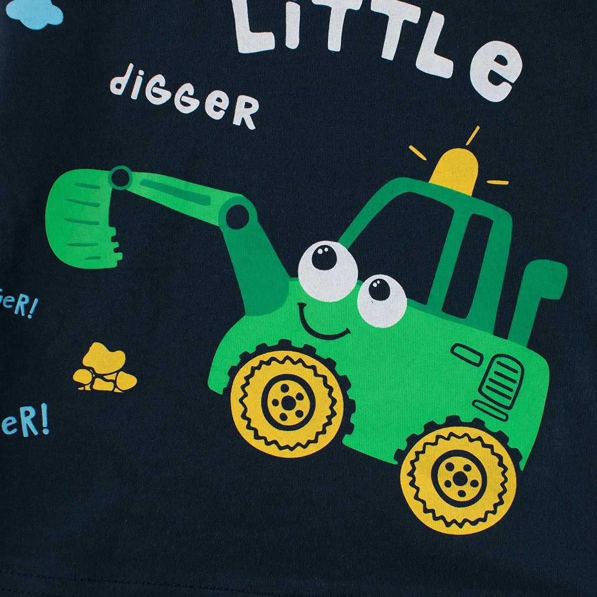 T-shirts 1-9T Toddler Kid Tshirt Baby Boy Summer Clothes Cotton Car Print Infant T Shirt Short Sleeve Basic Tee Top OutfitL24729