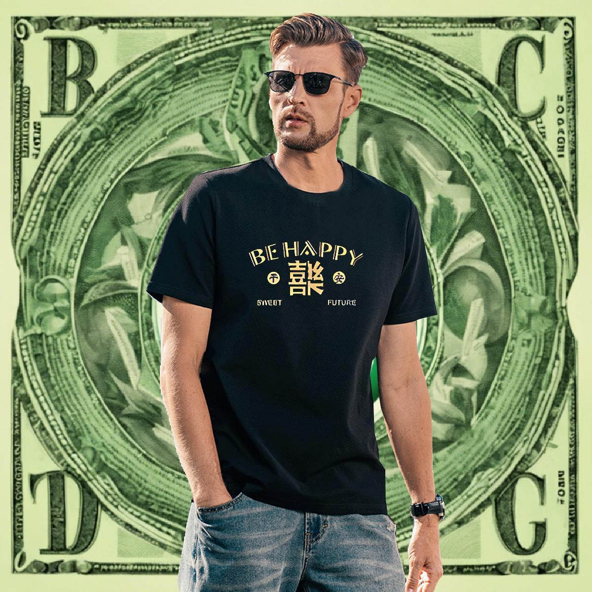 Unisex Men Clothes T-Shirt 100% Cotton 230g Street wear Hip Hop letter Cartoon Print Breathable Soft 2024 T Shirt For Man Tees