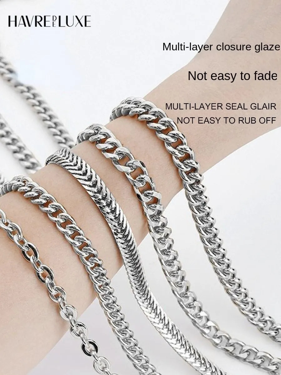 3 Sier Chain Transformation Accessories Straps Replacement Underarm Crossbody Shoulder Strap Metal Armpit Bag Chains 240729 4