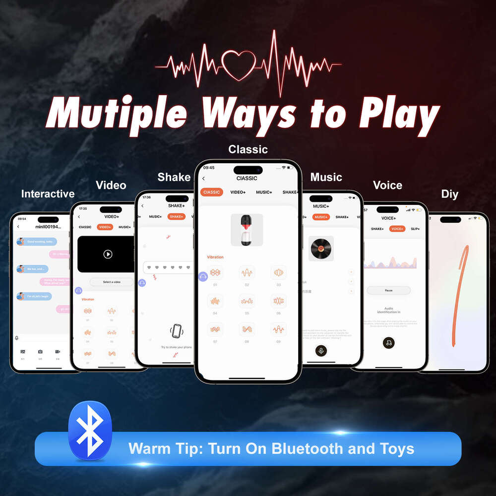 APP Control Automatic Male Masturbation Cup Licking Blowjob Masturbator with 9 Powerful Modes Pocket Pussy Sex Toys for Men