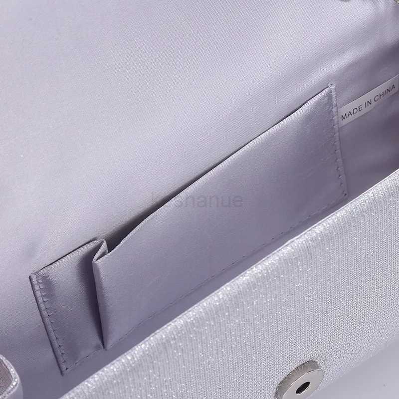 Women Evening Clutch Bag Female Crystal Day Clutch Wedding Purse Party Banquet Black Gold Silver Clutches Bag Sequin ShoulderXJ240729