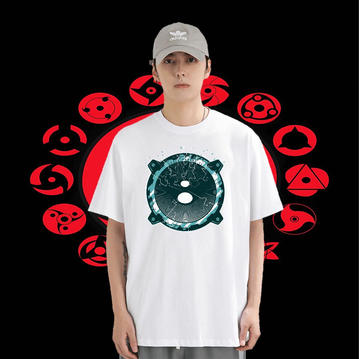 Soft Mens Tshirts 100% Cotton 230g Hip Hop ET Custom Anime Breathable Short Sleeve New T shirt Polos