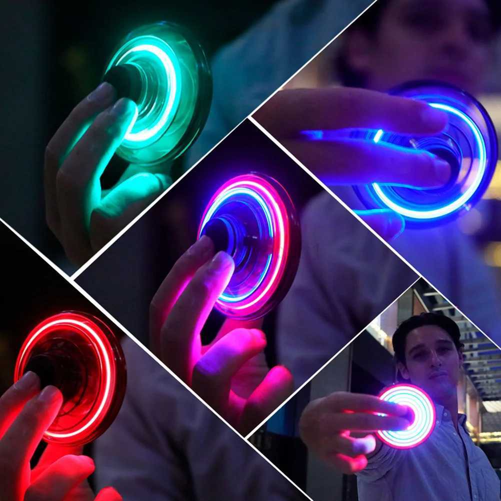 Gyrocraft Gyroscope Flying Toys Flying ball UFO Type Flying Helicopter Spinner Fingertip Upgrade Flight Gyro Drone Pet ToysM240729
